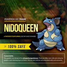 Nidoqueen Pokemon #031 GO Trade Gen 1 Kanto 1000+ CP