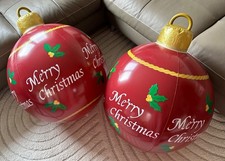 2x Aufblasbarer Weihnachtsball