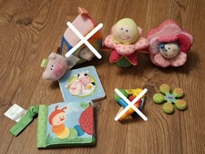 HABA Paket Spielsachen Baby Rassel Greifling Buggybuch Guter Gebrauchter Zustand