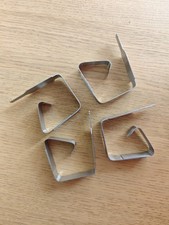 Tischdeckenklammern 4 Stück - Metall