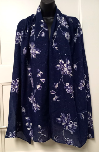 Schicker damenschal blau - schicker,