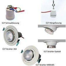 Einbau Strahler Lucky Reptile Bright Sun Jungle Desert 35 50 70 Watt Flood E27