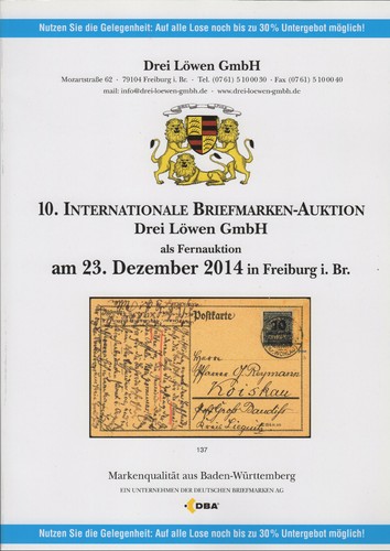 Auktionskatalog 2014 drei - 2014,