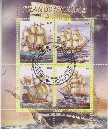 Schiffe kongo gestempelt 9064 - schiffe,
