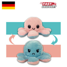 Oktopus plüsch zum wenden - oktopus,