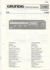 Grundig Service Anleitung Manual  R 4200  B944