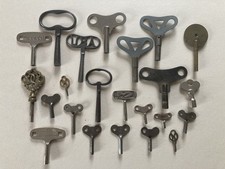 Konvolut alte Uhrenschlüssel