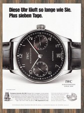 IWC No. 5001 Portugieser Automatic - Reklame Werbeanzeige Original-Werbung 2006