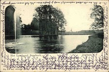 Arnheim Arnhem Niederlande Nederland AK ~1900 Het Landgoed Sonsbeek Landgut See