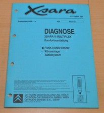 Werkstatthandbuch CITROEN Xsara II Diagnose Multiplex Komfortausstattung  2000