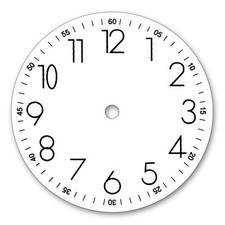 SELVA Zifferblatt weiß f