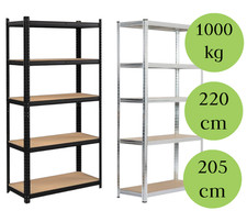 Extra hohes Metallregal