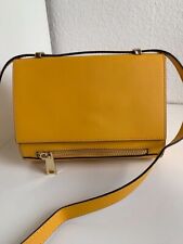 Damen Leder Tasche Gelb