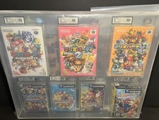 NINTENDO 64 & GAMECUBE || MARIO PARTY 1-7 IN ACRYLCASE || UKG-GRADING | UNIKAT |