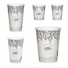 Einweg Kaffeebecher CoffeeToGo Pappbecher Design COFFEE LOVERS 100-510ml