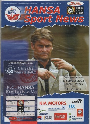 Progr ticket bundesliga - progr.+ticket, 1.bundesliga