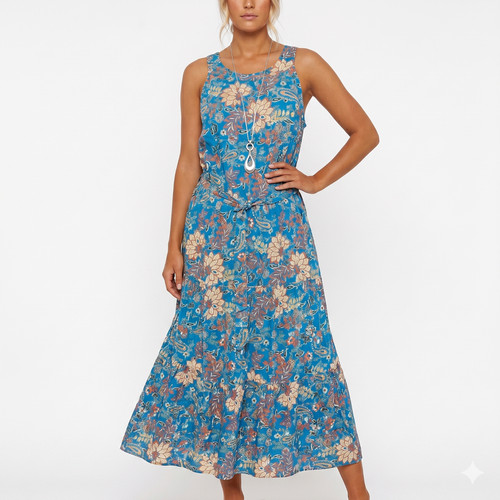 Aniston kleid maxikleid - aniston, lang