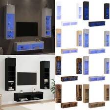 Wohnwand mit LED Wohnzimmer