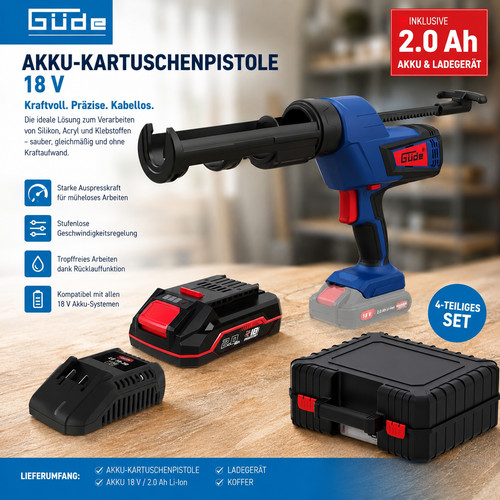 Güde akku kartuschenpresse - akku,
