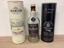 Whisky Deanston, ElsBurn und Signatory 3 Flaschen empty Bar und Deko