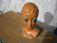 Twiggy Kopf Dekobüste Kopf Dekokopf 50-60 Jahre !!!