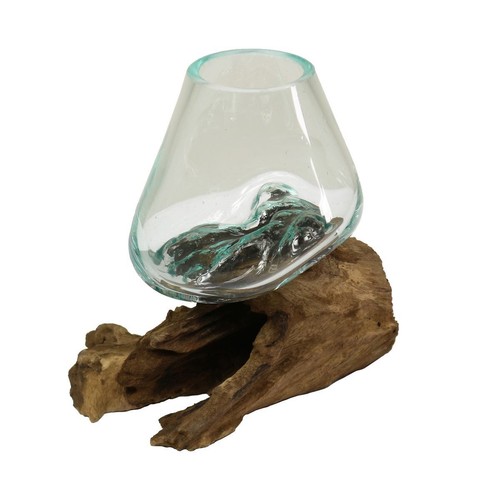 Vase wurzelglas teelichthalter - vase,