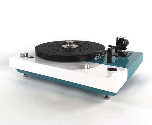 Restaurierter plattenspieler - restaurierter,
