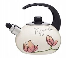 KADAX Wasserkessel, Kessel aus Edelstahl, 2.2L Wasserkocher, Blätter