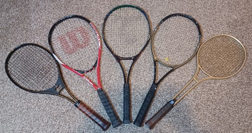 Lot used tennis - of,
