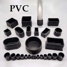 4 Abdeckkappen/Stuhlbeinkappen/Stuhlgleiter/Möbelgleiter/Fußkappe PVC Kunststoff