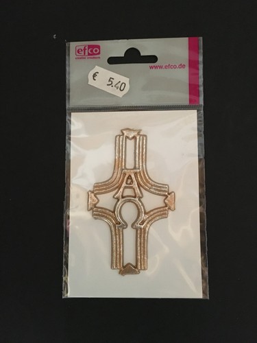 Verzierwachs kreuz taufe - kreuz,