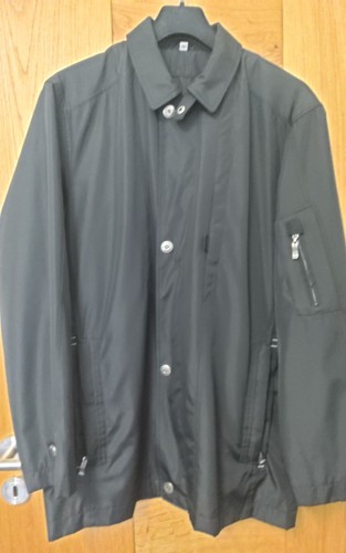 Herrenübergangsjacke schwarz