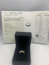 Pavé Ring 585er Weißgold mit