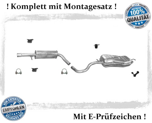 Auspuffanlage golf 1 8 - auspuffanlage, 1.8