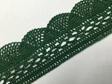 Bordüre Spitze Klöppelspitze Borte Baumwolle 35 mm breit (67)
