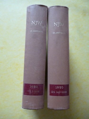 Njw neue juristische - njw,