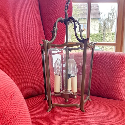 Vintage messing laterne - messing-laterne, mit