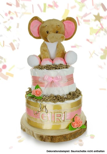 Große windeltorte mädchen - große,
