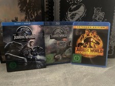 Jurassic World Blu Ray Collection Alle 3 Filme 3D Schuber Extended Edition