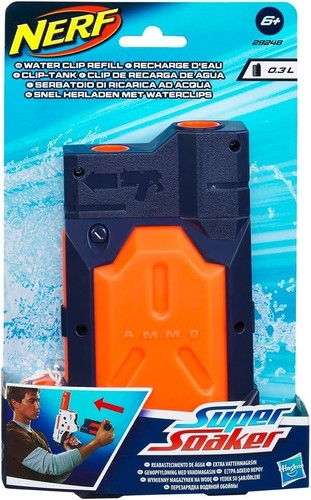 Nerf super soaker water clip - water,