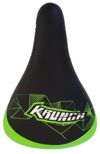 Fahrradsattel "Kawasaki Krunch" für 12"/14" Kinderfahrräder, schwarz/grün