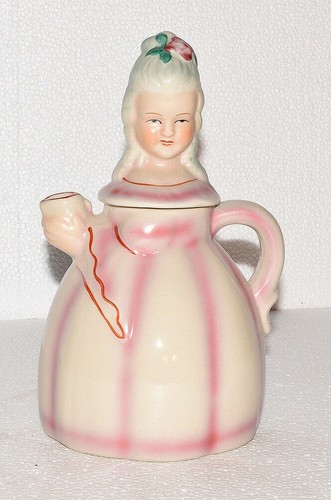 Retro porzellan figur kanne - retro,