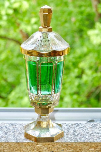 Kristall prunk deckelpokal - kristall,