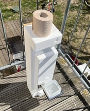 Unikat WC Garnitur Toilettenbürsten-Set Klorollenständer  Stand-WC-Set