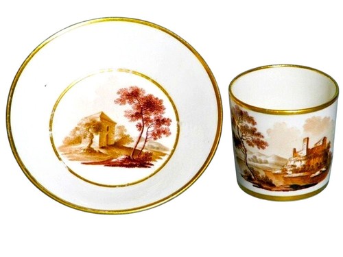 Gotha biedermeier empiretasse - gotha,