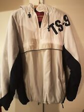 Winterjacke NORDIC COMPANY GRÖßE L Weiß /Blau mit FLEECE Hooligans Ultras Thor