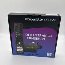 Waipu.TV 4K Stick inkl. Fernbedienung Streaming Stick  Schwarz NEU OVP