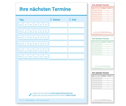 600 terminzettel praxis - |, |