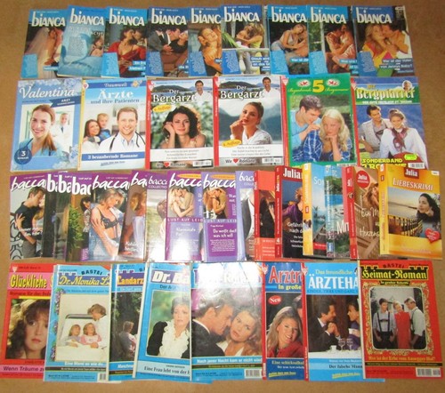 Romane über 35 romanhefte - 70, romane,