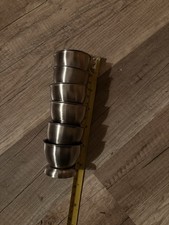 6 Metall Eierbecher Im Set